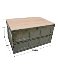 NURGAZ CAMPOUT KATLANIR KASA AHŞAP TABLALI