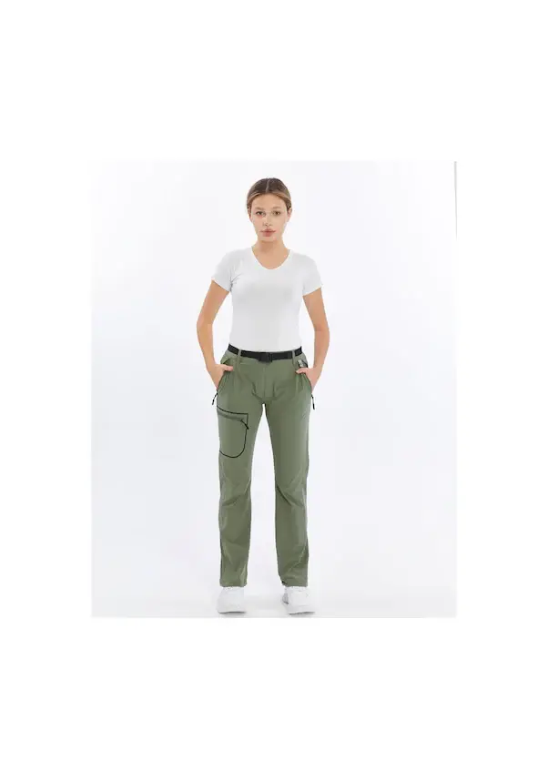Mapamyumco Quick Dry Trekking Kadın Pantolon-Yeşil