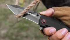 SwissTech G10 FOLDİNG KNİFE-BLACK TİNİ