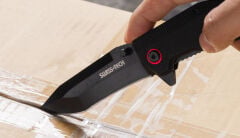 SwissTech G10 FOLDİNG KNİFE-BLACK TİNİ