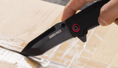 SwissTech G10 FOLDİNG KNİFE-BLACK TİNİ