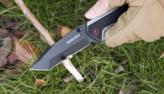 SwissTech G10 TİTANİUM BLACK POCKET FOLDİNG KNİFE