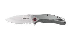 SwissTech ALİMİNUM SERRATED FOLDİNG KNİFE