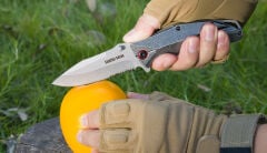 SwissTech ALİMİNUM SERRATED FOLDİNG KNİFE