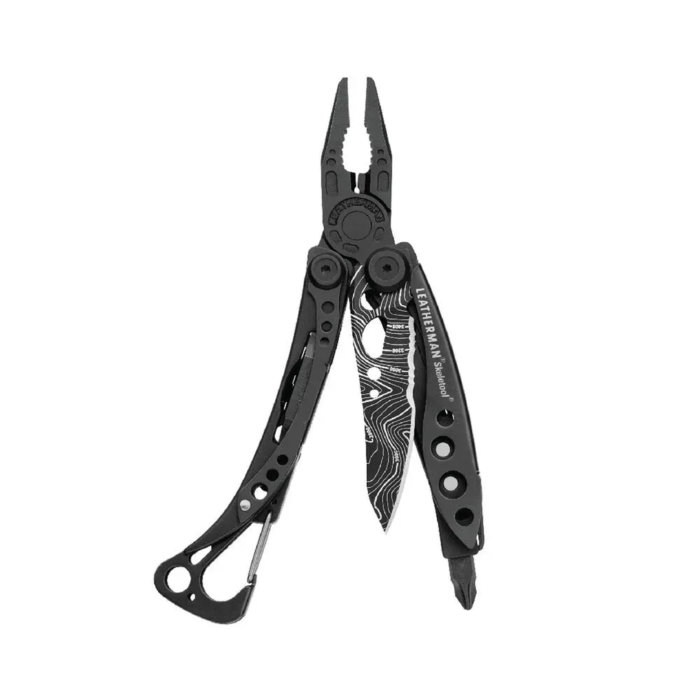 Skeletool Black Topo