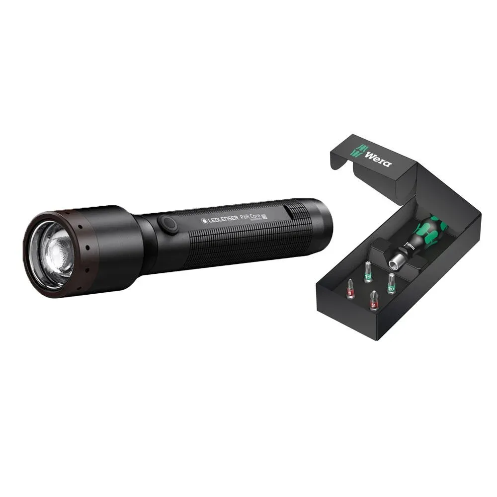 Ledlenser P6R Core Set / Wera Tornavida Seti Hediye