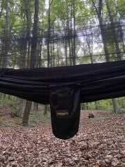 CAMPANDMAP Black&Black Cibinlikli Hamak (YENİ NESİL KUMAŞ)