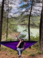 CAMPANDMAP Mor Cibinlikli Hamak