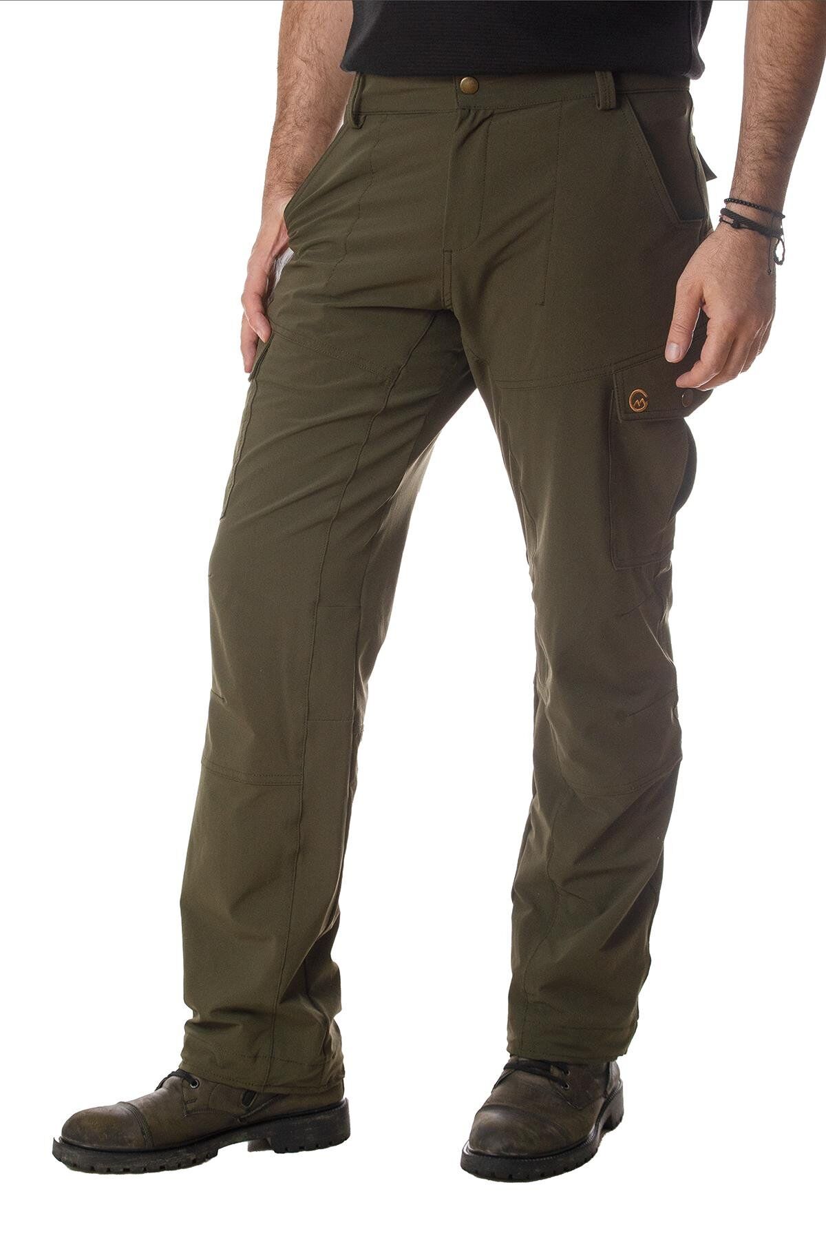 CAMPANDMAP Trekking Kargo Pantolon Haki (Model: Feather)