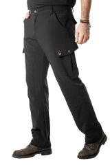 CAMPANDMAP Trekking Kargo Pantolon Siyah (Model: Feather)