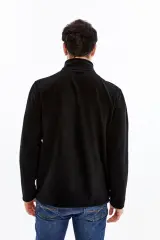 Champp Horizon Tam Fermuarlı Unisex Polar Siyah Polar Cmp2505-04