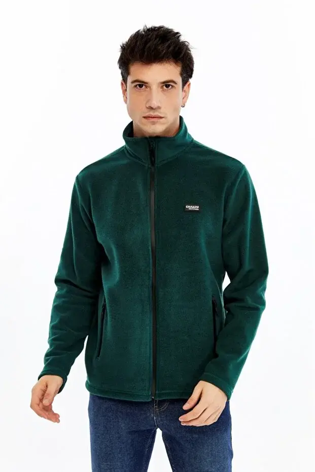 Champp Horizon Tam Fermuarlı Unisex Polar Yeşil Polar