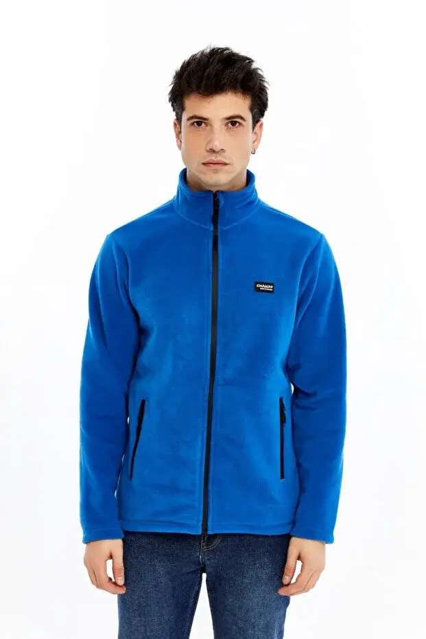 Champp Horizon Tam Fermuarlı Unisex Mavi Polar Cmp2505-07