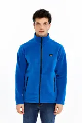 Champp Horizon Tam Fermuarlı Unisex Mavi Polar Cmp2505-07