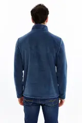 Champp Summit Yarım Fermuarlı Unisex Koyu Mavi Polar Cmp2506-19