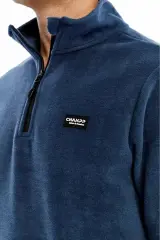 Champp Summit Yarım Fermuarlı Unisex Koyu Mavi Polar Cmp2506-19